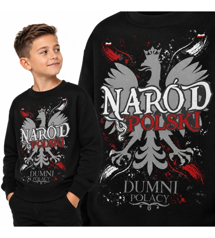 BLUZA DZIECIĘCA PATRIOTYCZNA NARÓD POLSKI